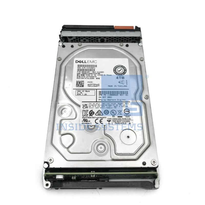 005052090 - EMC DataDomain 4TB 7.2K 12G SAS 3.5