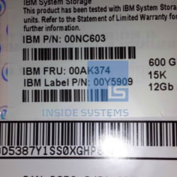 Alternative view of 00AK374 - IBM 600GB 15,000 RPM SAS 2.5 Inch HDD