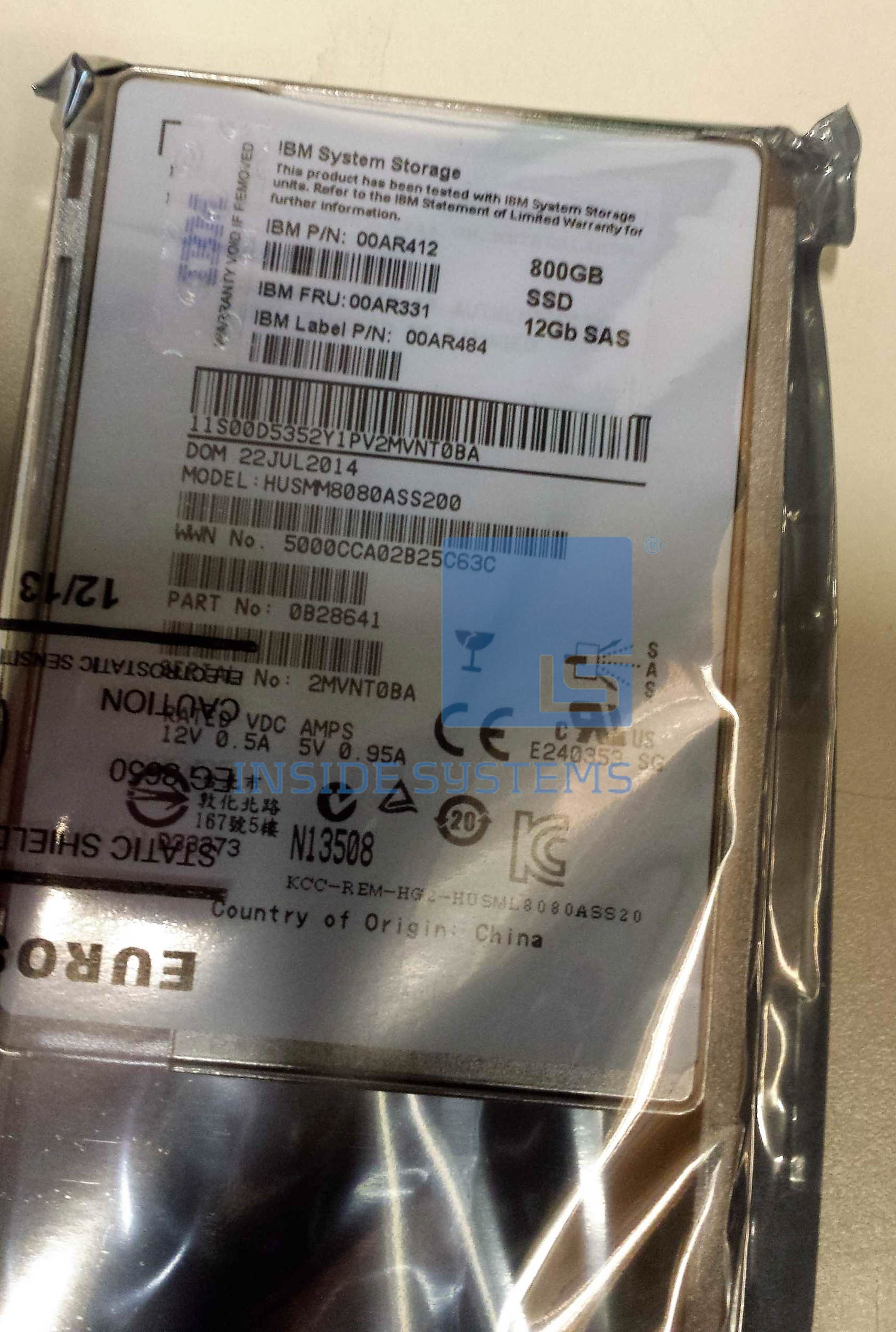 00AR412 - IBM 800GB 2.5 Inch Flash SSD Drive - Image 4