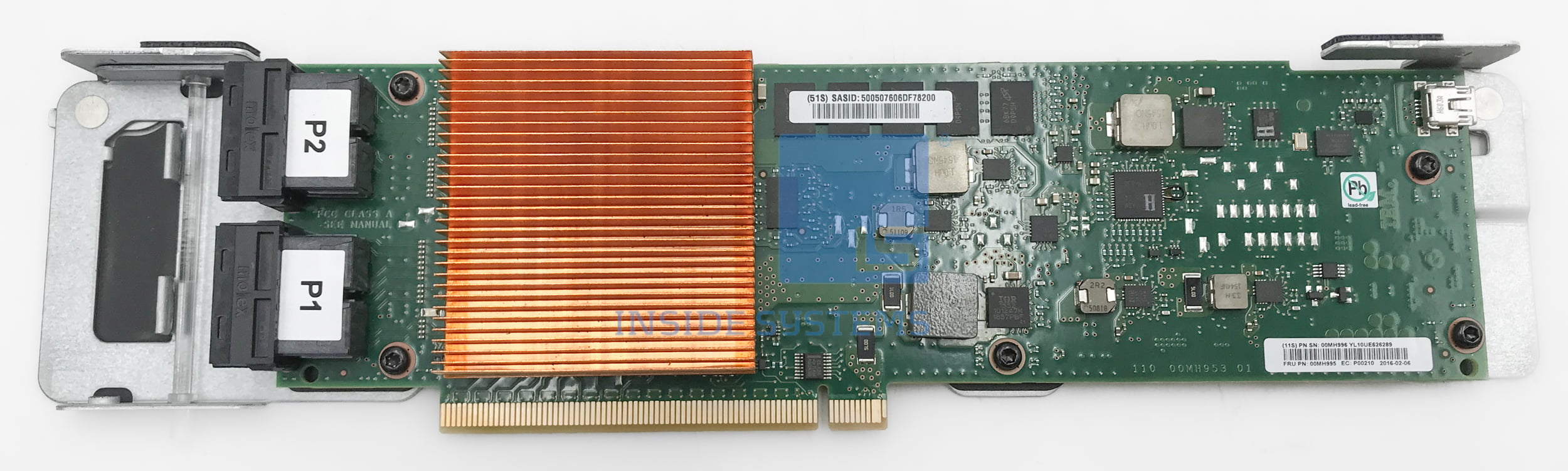 00MH995 - PCIe3 x8 SAS RAID Controller 57D7 5 00MH995 - PCIe3 x8 SAS RAID Controller 57D7 - Image 3