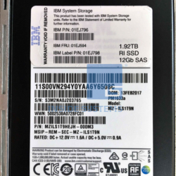 Alternative view of 01EJ594 - IBM 1.92TB 12GB EMLC FLASH 2.5" V7000G2