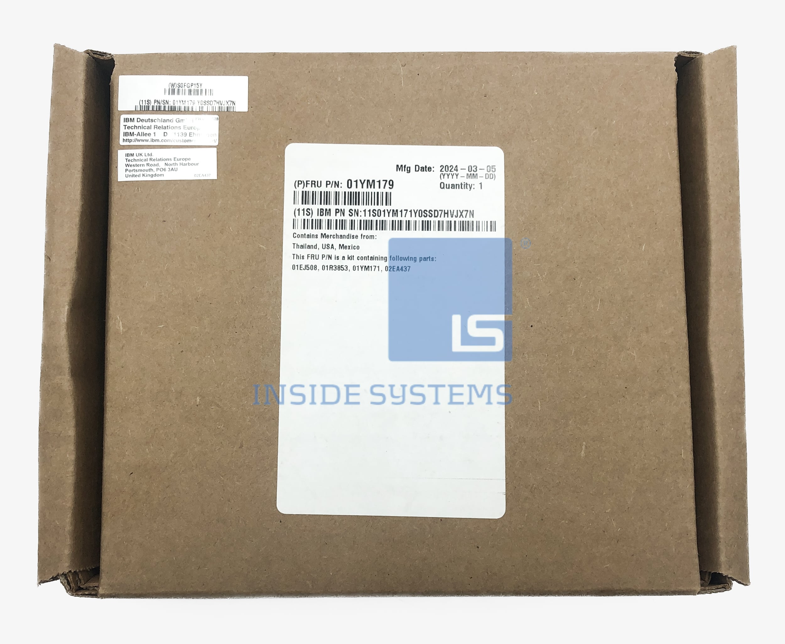 01YM179-01 - 12TB 7.2K 3.5inch NL HDD 3 01YM179-01 - 12TB 7.2K 3.5inch NL HDD