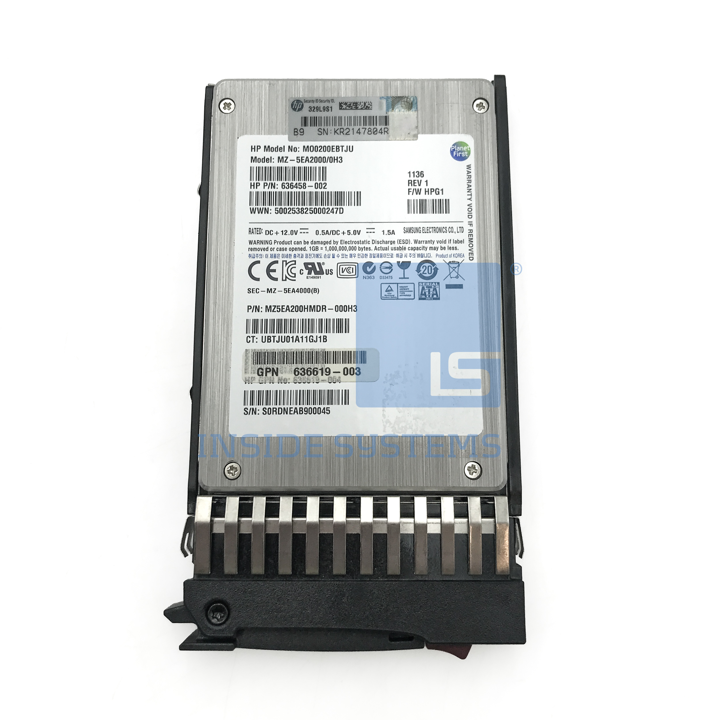 02PX590 - IBM 2TB 7.2K 2.5 Inch NL SAS HDD