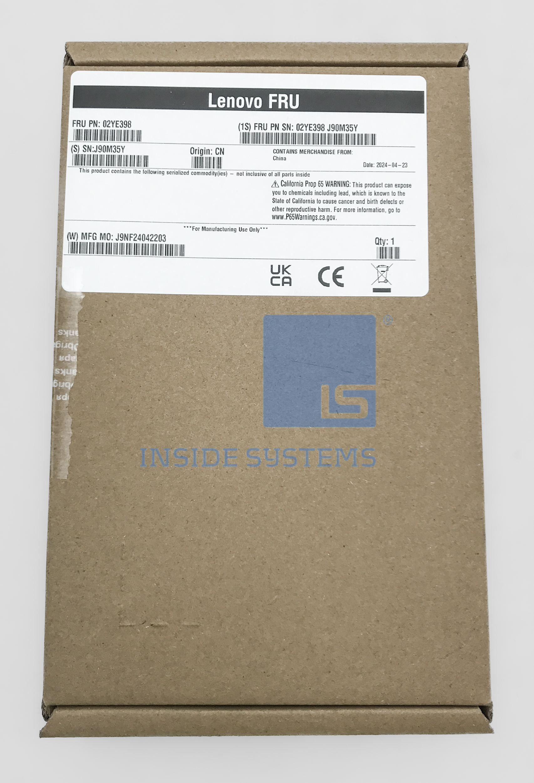 02YE398 01 A