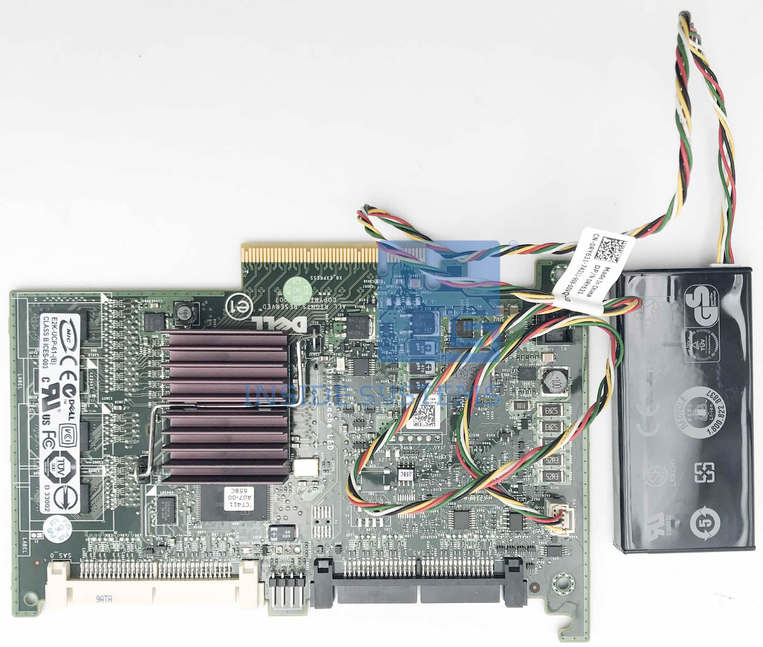 0T954J - DELL PERC 6/i SAS RAID CTR CARD