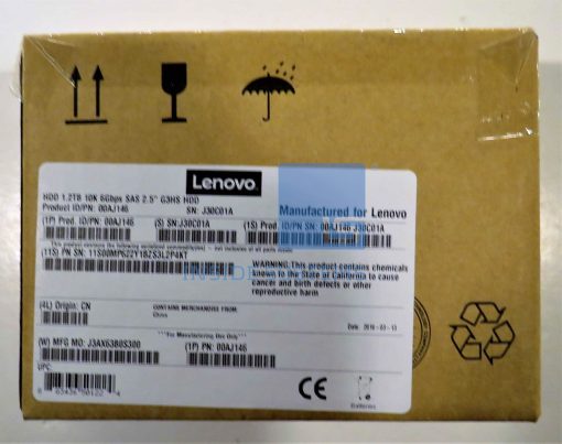 00AJ146-01 - 1.2TB 10K 6Gbps SAS 2.5" G3H HDD