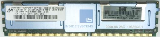 398706-051 - HP 1GB PC2-5300 FBD DDR2 Memory