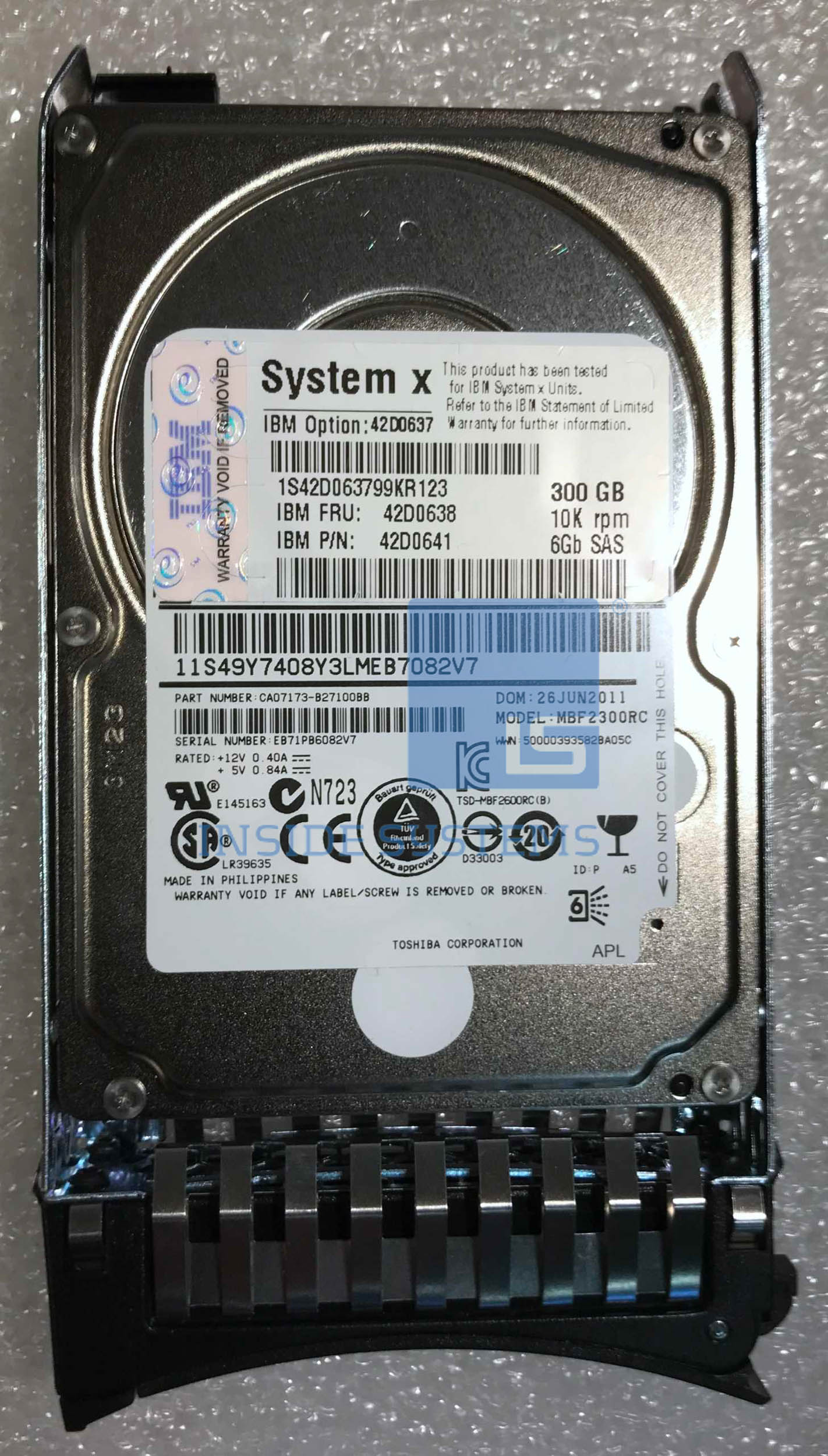 Dysk twardy Ibm 900Gb 10K 6Gbps Sas 2.5In Sff Ss Hdd 81Y9654 - Opinie i