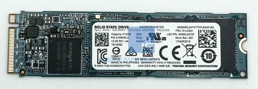4XB0N10300 - ThinkPad 512GB PCIe NVME M.2 SSD (SS) 22