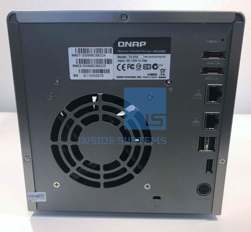 52100-001092-RS - QNAP TS-410 NAS 4 slots 3.5''