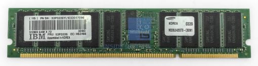 53P3226 - 512MB DIMM (208-pin 8NS DDR SDRAM)