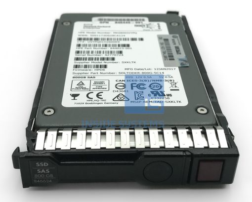 846624-001 - 800GB 12G MU PLP SC SAS 2.5" SSD