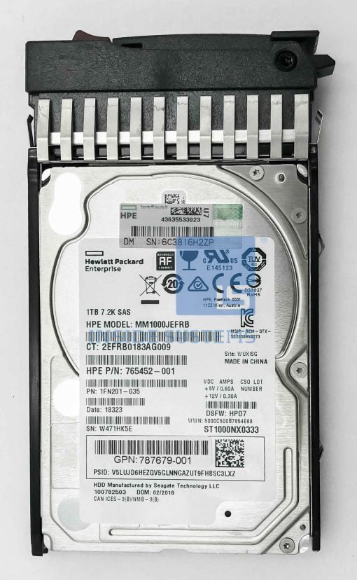 J9F50A - MSA 1TB 7.2K 12G SAS 2.5" HDD