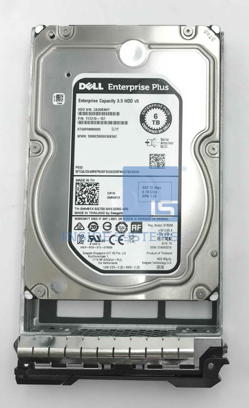 MM81X-CMPL - DELL CMPL 6TB 7.2K 12G SAS 3.5" HDD