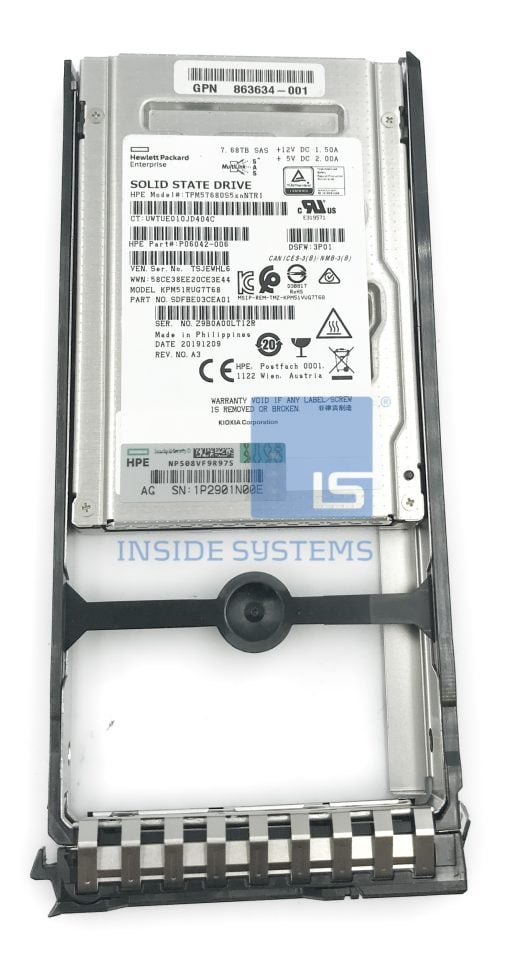 P14221-001 - 3PAR 7.68TB 12G SAS 2.5" SSD