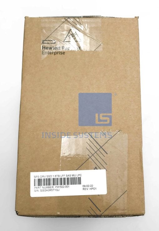 P41502-001-01 - HPE 1.6TB SAS 24G MIXED USE LFF 3.5" SSD