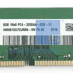 P43016-B21 - HPE 8GB 1Gx8 PC4-25600 3200Mhz UDIMM