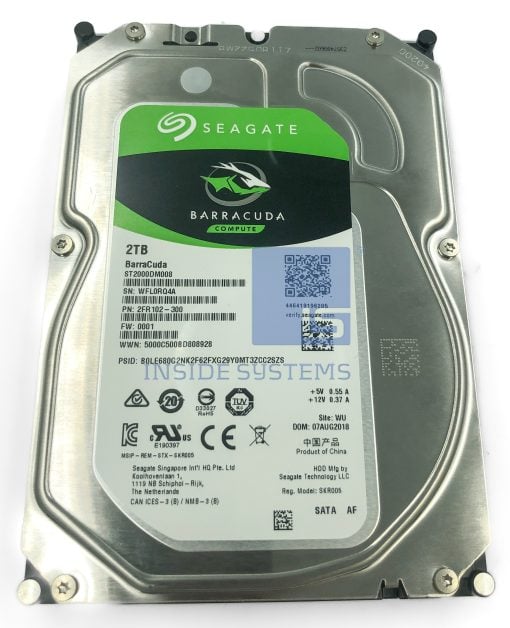 ST2000DM008 - SEAGATE BARRACUDA 2TB 7200RPM SATA 6gb