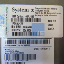 Alternative view of 00AJ435-02 - 120GB SATA 3.5" MLC HS SSD