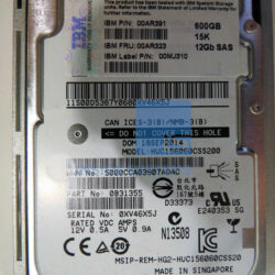 Alternative view of 00AR323 - IBM 600GB 15K SFF 12GB SAS HDD, Gen2