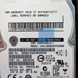 Alternative view of 00L4520 - IBM 450GB 10K 2.5" SAS SFF HDD