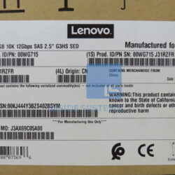 Alternative view of 00WG715-01 - 900GB 10K 12Gbps 2.5" SAS HDD G3HS SED
