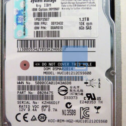 Alternative view of 00Y2432 - IBM 1.2TB 10K 2.5" SAS HDD