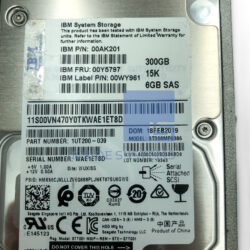 Alternative view of 00Y5791 - IBM 300GB 15K SAS 3.5 Inch HDD