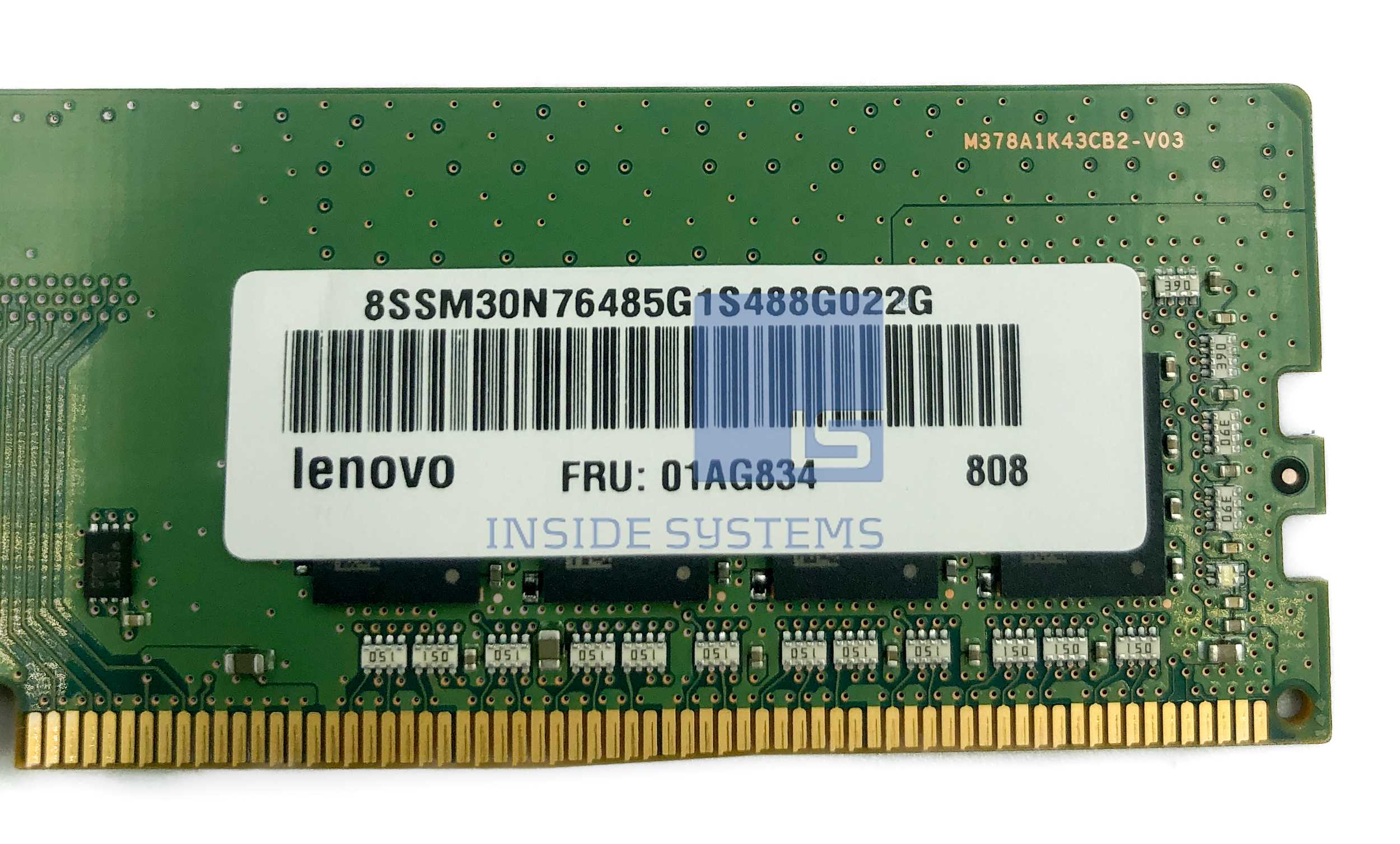 01AG834 - 8GB DDR4 2666MHz 1Rx8 UDIMM 3 01AG834 - 8GB DDR4 2666MHz 1Rx8 UDIMM - Image 2
