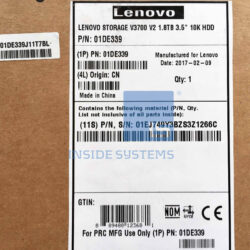 Alternative view of 01DE339-01 - V3700 V2 1.8TB 3.5" 10K HDD