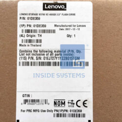 Alternative view of 01DE359-01 - V3700 V2 400GB 2.5" Flash Drive