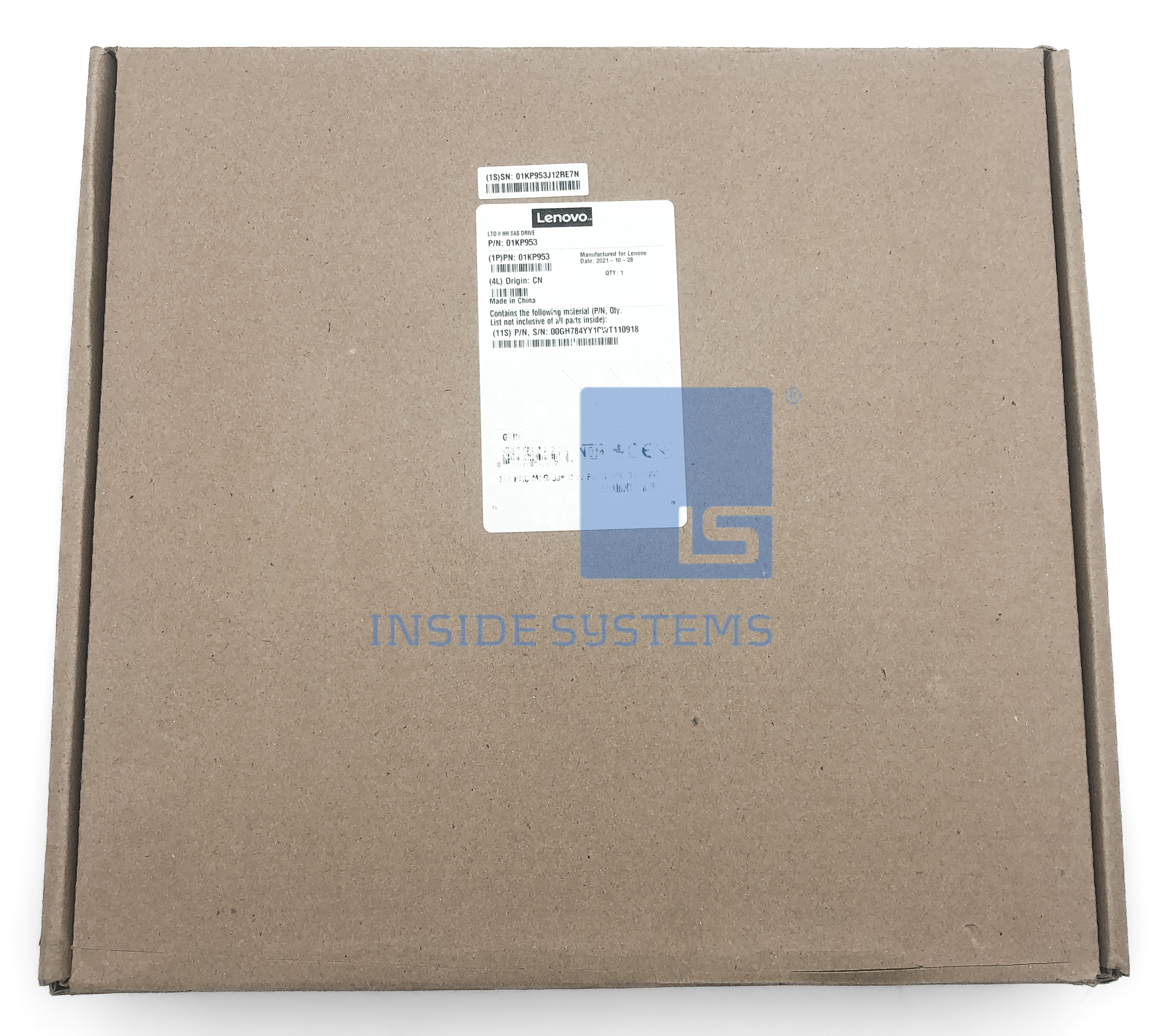 01KP953-01 - TS4300 LTO8 HH SAS Drive 15 01KP953 01 A
