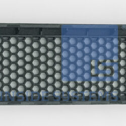 Alternative view of 01LJ120 - 2076-92F PSU fascia (1U cover)