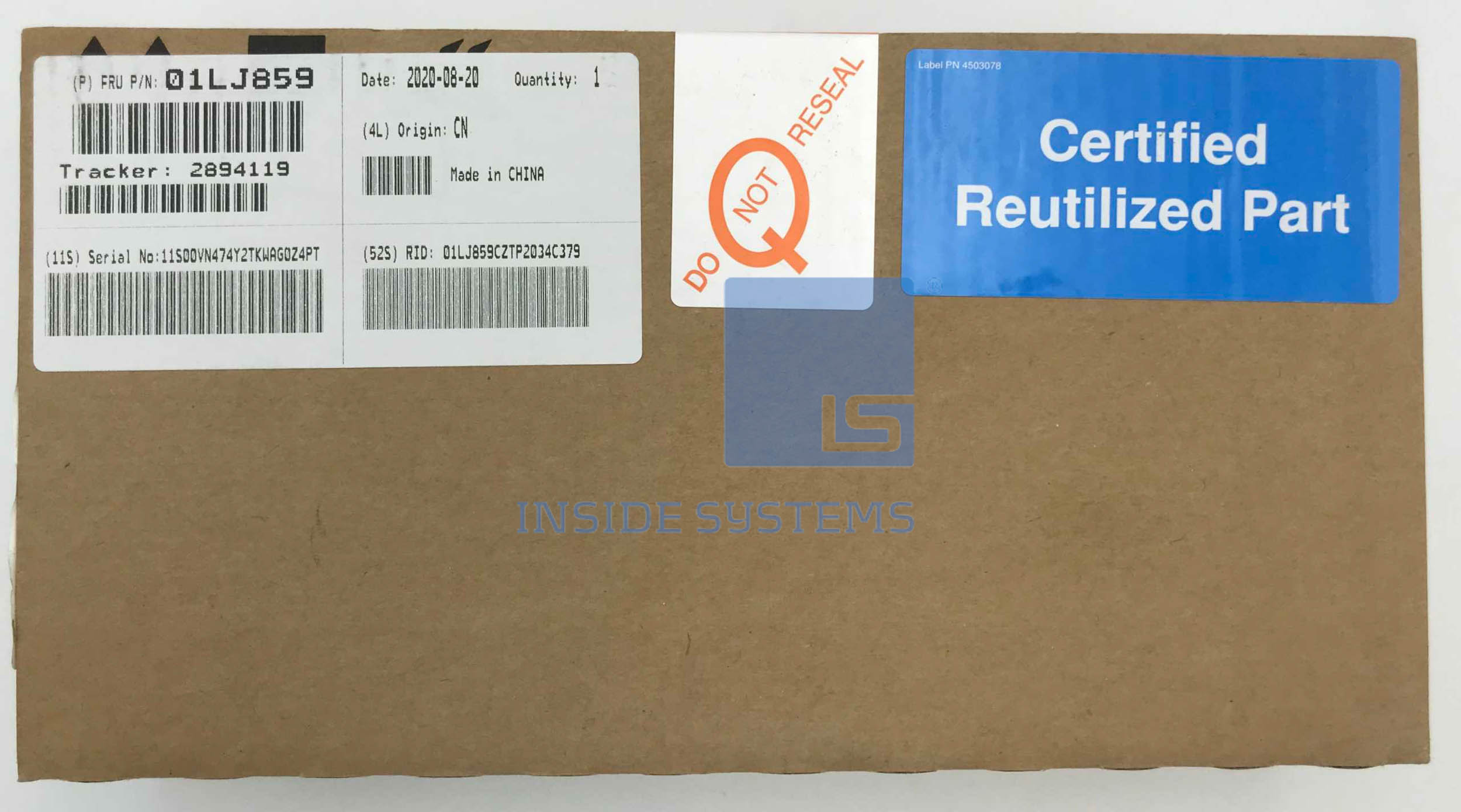 01LJ859 01 A
