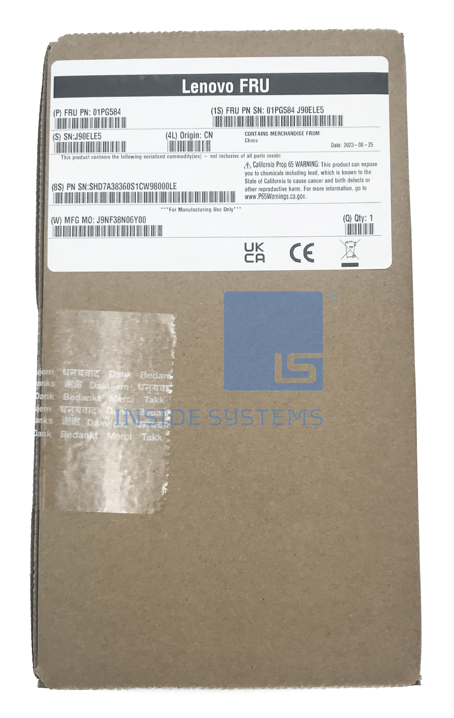 01PG584 01 A