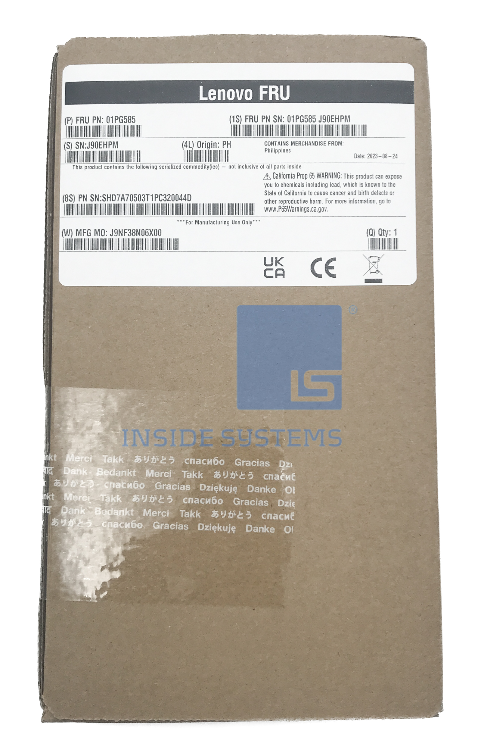 01PG585 01 A