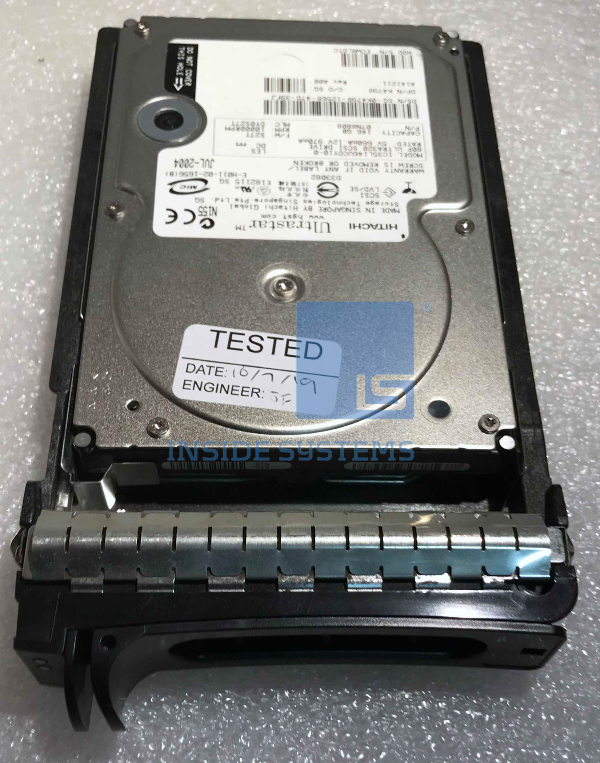07N8808 - 146GB, 10K RPM, U320, 80 pin 7 07N8808 A