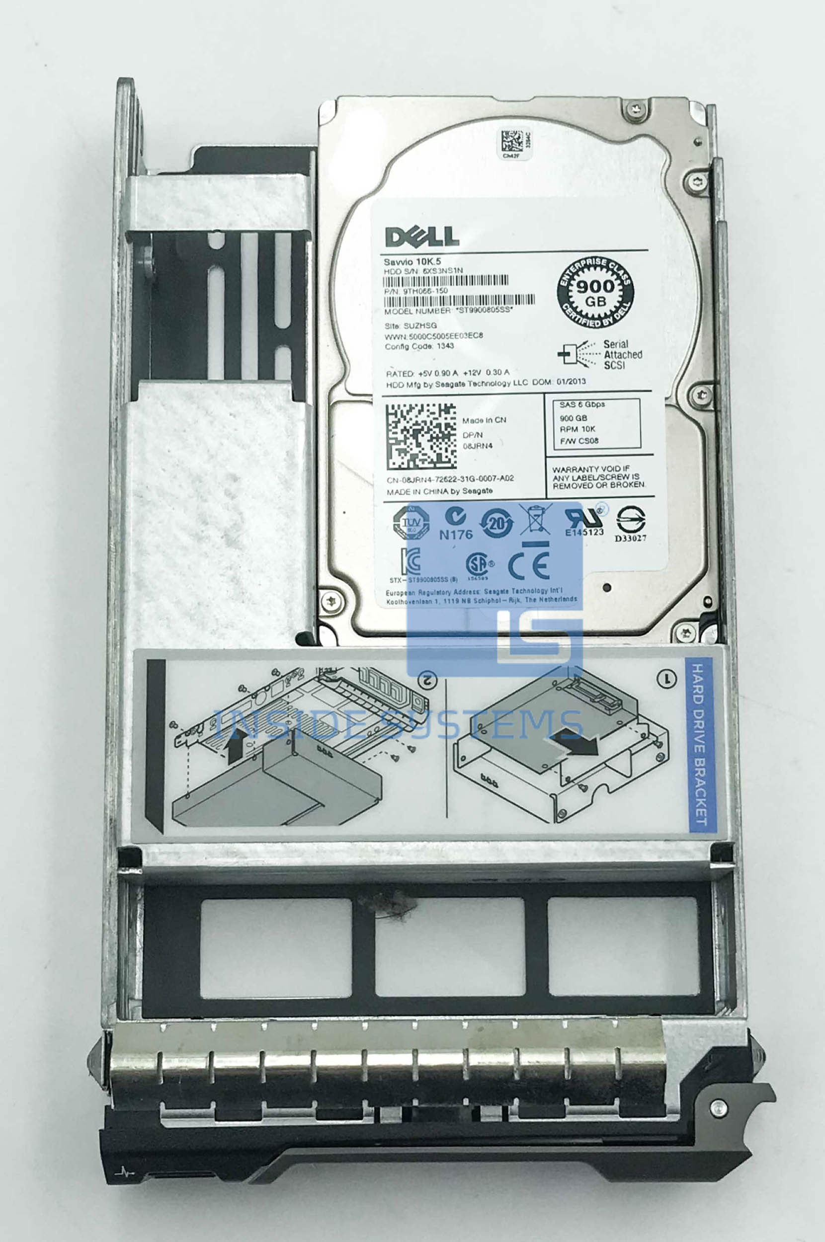 08JRN4-04 - DELL 900GB 10K 6G SAS 2.5" HDD 3 08JRN4-04 - DELL 900GB 10K 6G SAS 2.5" HDD