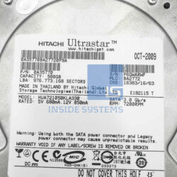 Alternative view of 0A35770 - 500GB 7200RPM 3.5" SATA HDD