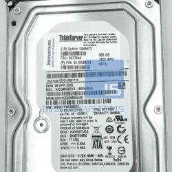 Alternative view of 0A89473 - 500GB 7.2k 6G SATA 3.5" LFF Enterprise H