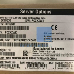 Alternative view of 0C19530-01 - HDD_BO 3.5" 1TB 7.2K HS SAS 6Gbps