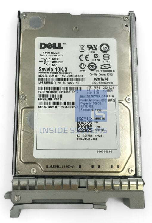0C975M-04 - DELL 300GB 10K 6G SAS 2.5" HDD