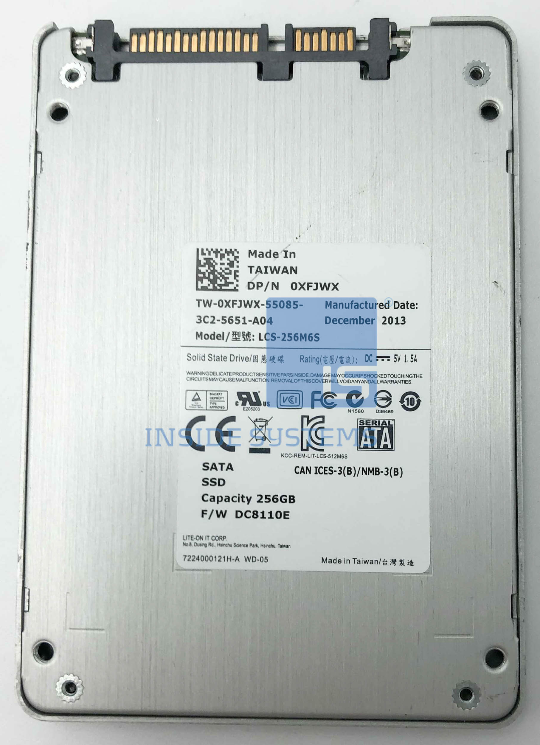 0DFVVG - DELL 256GB TLC SATA 2.5" SSD 6 0DFVVG A