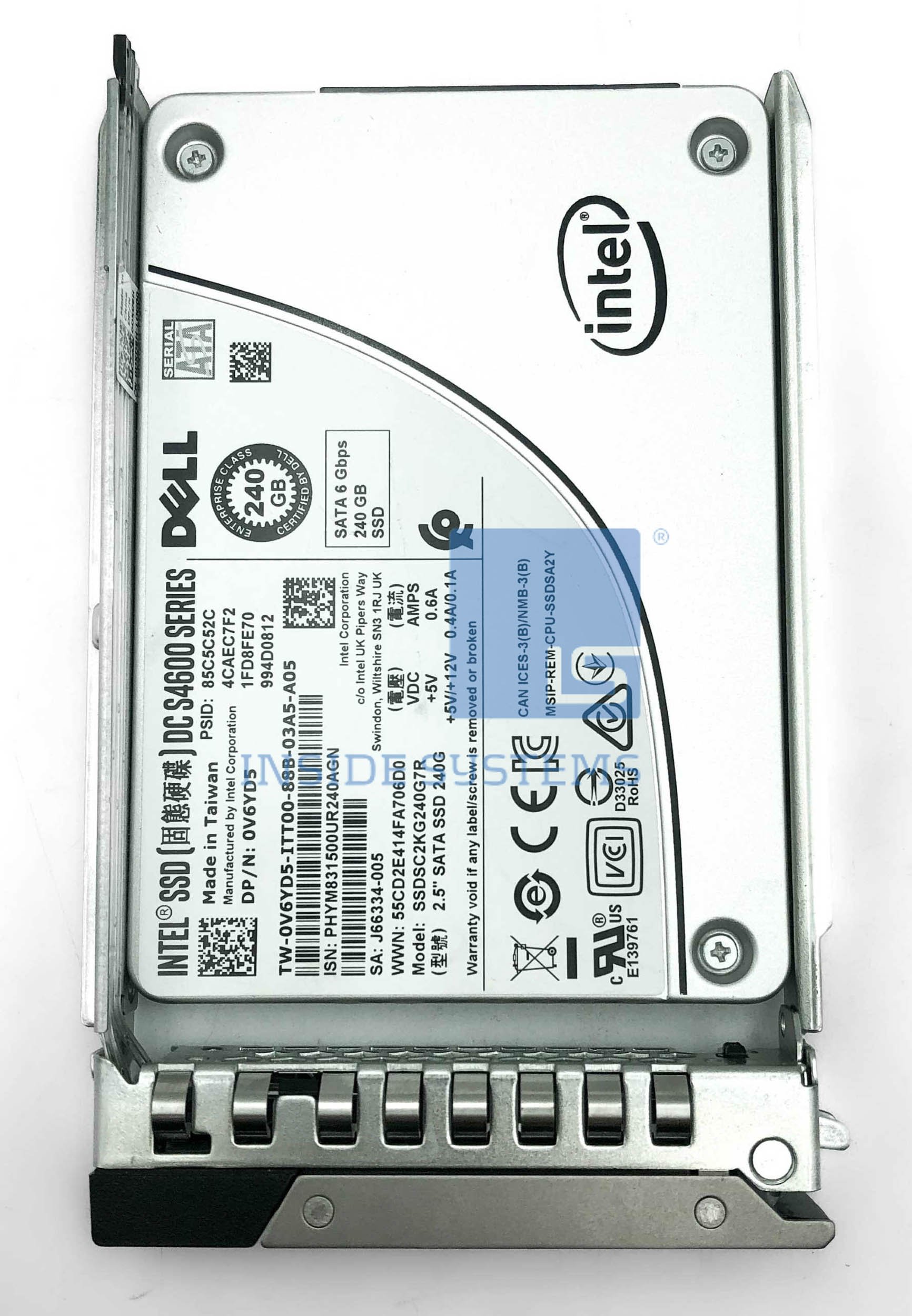 0T1WH8 - DELL 240GB 6G MU TLC SATA 2.5" SSD 4 0T1WH8 A