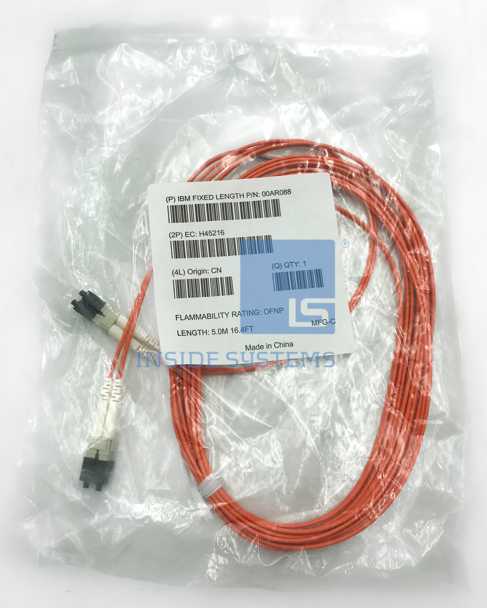 2076-5305 - 5M LC/LC 50U Fiber Optic Cable 3 2076-5305 - 5M LC/LC 50U Fiber Optic Cable