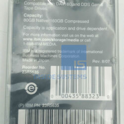 Alternative view of 23R5635-03 - DAT160 8mm 80/160GB Data Cartridge