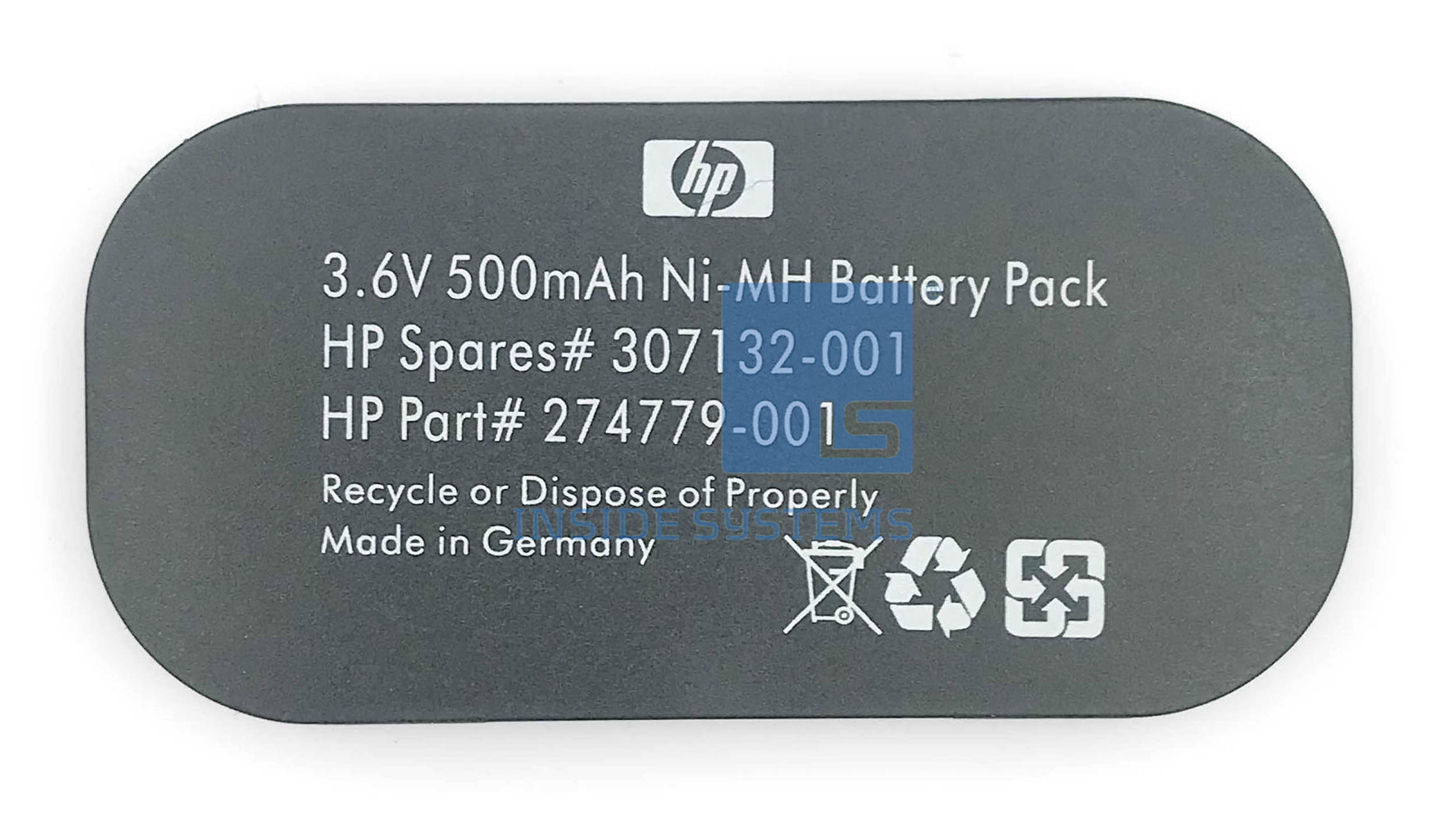 307132-001-02 - HP Raid Controller Battery 500mAh 11 307132 001 02 A