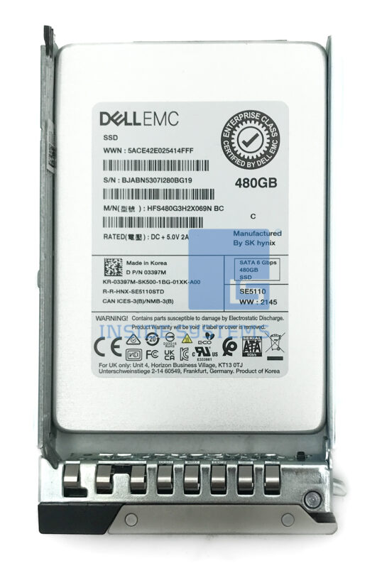 3397M-03 - DELL 480GB 6G RI 512e SATA 2.5