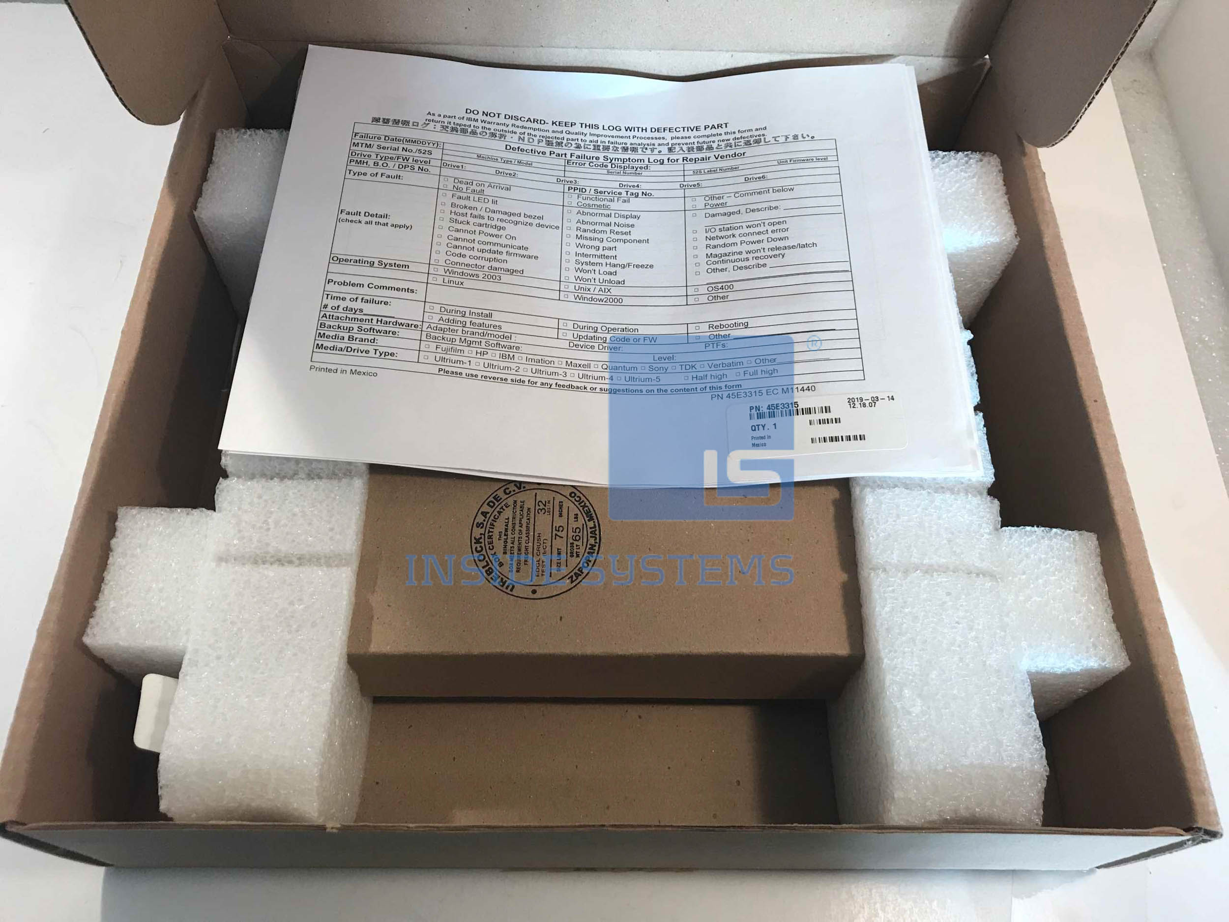 3573-8348-01 - ULTRIUM 6 HALF HIGH FIBRE DRIVE 10 3573-8348-01 - ULTRIUM 6 HALF HIGH FIBRE DRIVE - Image 9