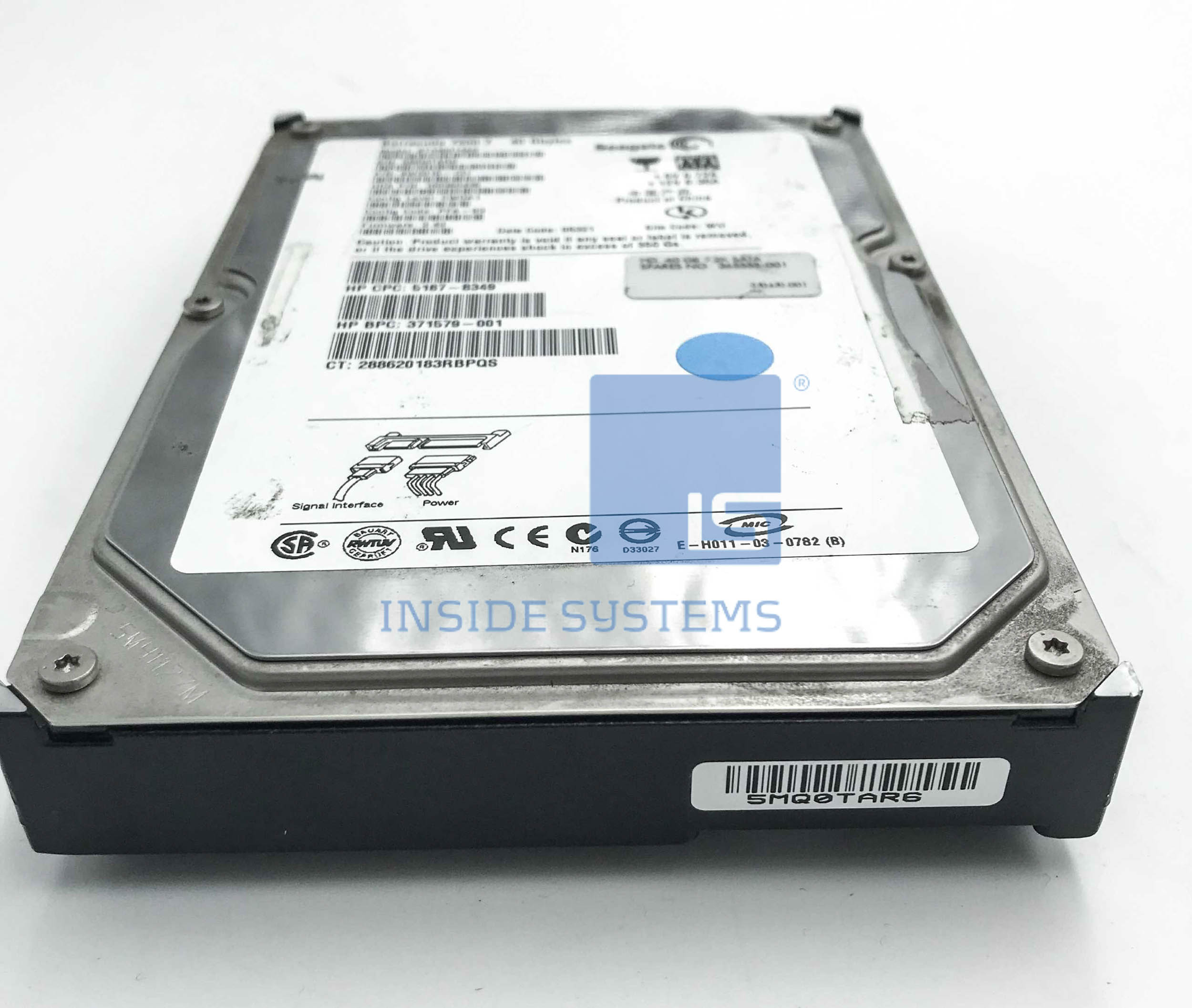 365555-001-03 - HP 40GB 7.2K RPM SATA 3.5" HDD NO TRAY 3 365555-001-03 - HP 40GB 7.2K RPM SATA 3.5" HDD NO TRAY - Image 2